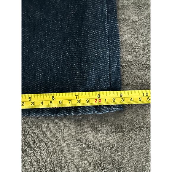 Lee Relaxed Fit Straight Leg Jeans Mens 38x32 Blue Stretch Denim Dark Wash New - Picture 9 of 10